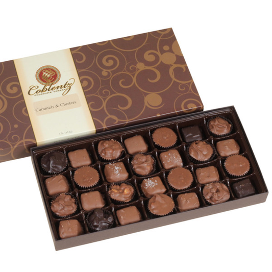 Clusters and Caramel Gift Box 8 oz